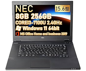F98【快適SSD】第7世代NECのノートパソコン Windows11 Amazon.co.jp: 【整備済み品】ノートパソコン NEC VersaPro VK24